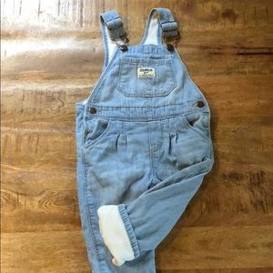 OshKosh Fleece Lined Overalls